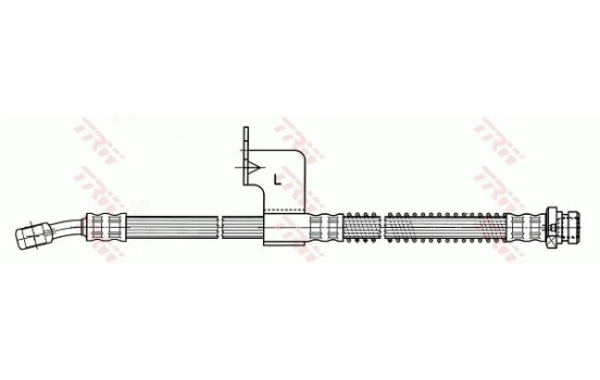 Brake Hose PHD619 TRW, Image 2