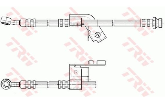 Brake hose PHD957 TRW, Image 2