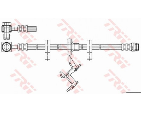 Brake Hose PHD966 TRW, Image 2