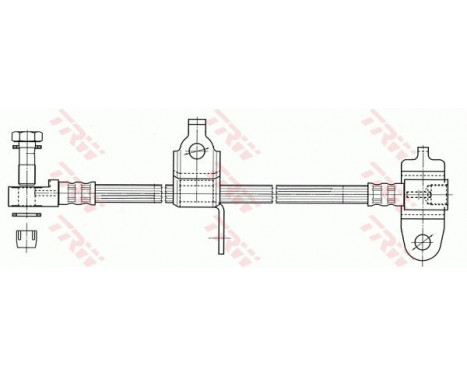 Brake Hose PHD990 TRW