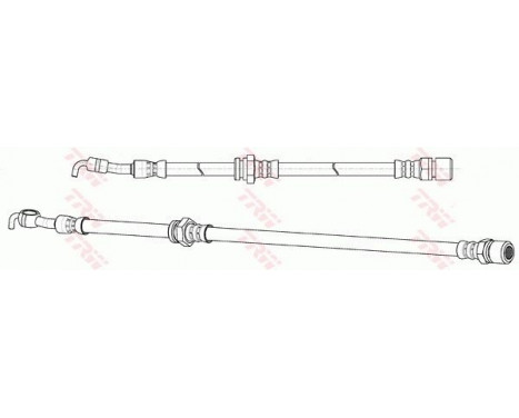 Brake Hose PHD991 TRW, Image 2