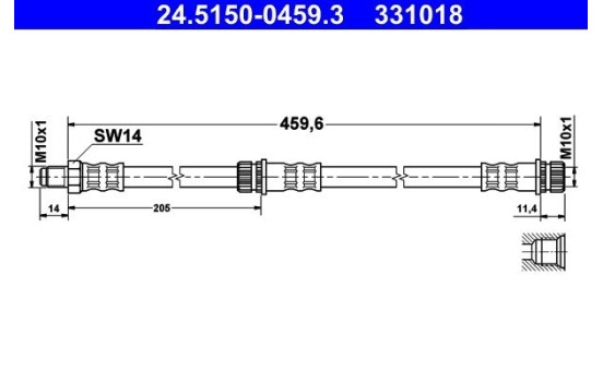 Brake Hose, Image 2