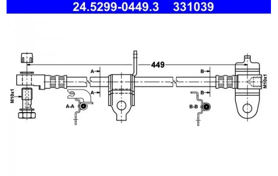 Brake Hose, Image 2