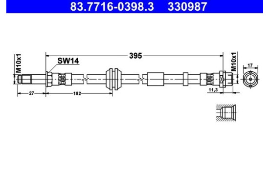 Brake Hose, Image 2