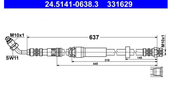 Brake hose, Image 2