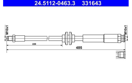 Brake hose, Image 2