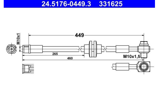 Brake hose, Image 2