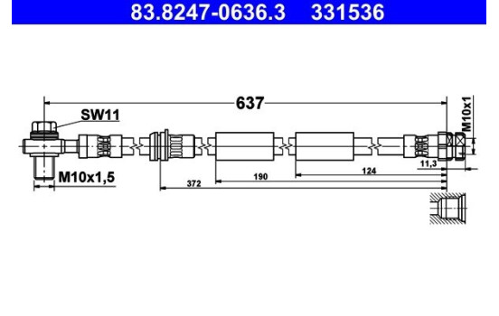 Brake hose, Image 2