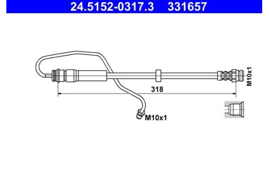 Brake hose, Image 2