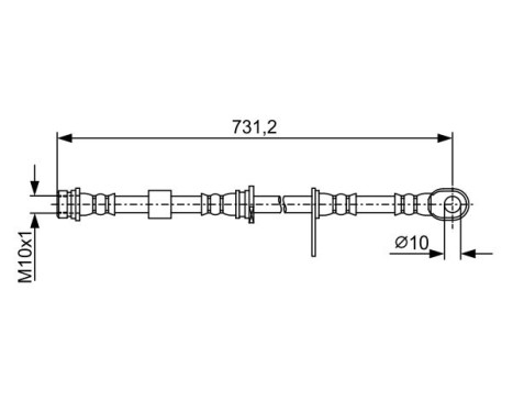 Brake Hose, Image 5