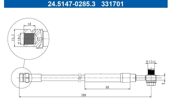 Brake hose, Image 2