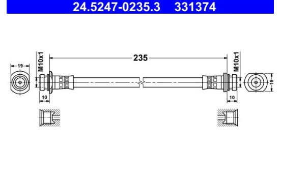 Brake hose, Image 2