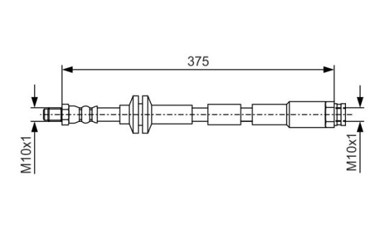 Brake Hose, Image 5