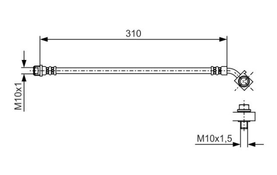 Brake Hose, Image 5
