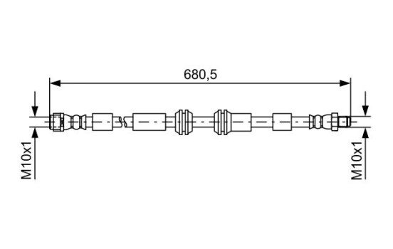 Brake Hose, Image 2