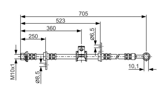 Brake Hose, Image 2