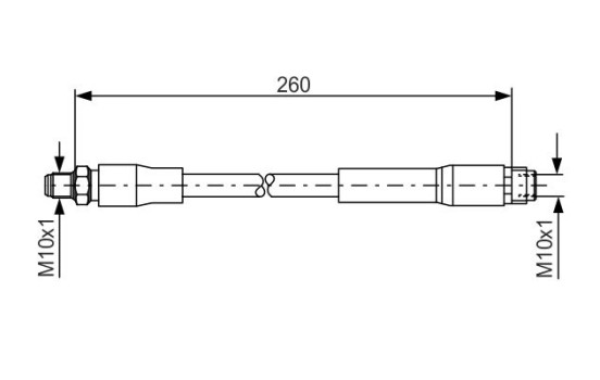 Brake Hose, Image 2