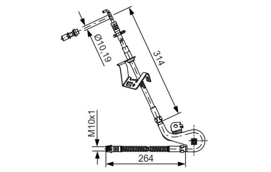Brake Hose, Image 2