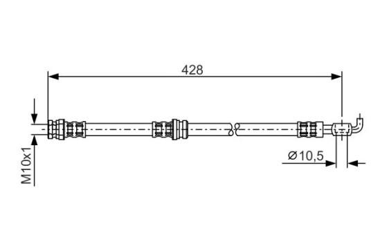 Brake Hose, Image 2