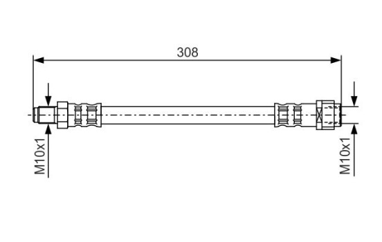 Brake Hose, Image 2