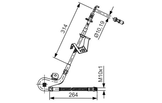 Brake Hose, Image 2