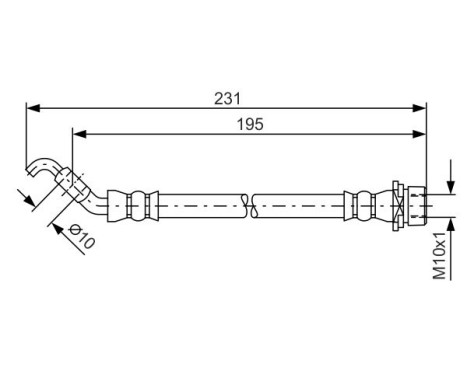 Brake Hose, Image 5