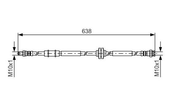 Brake Hose, Image 2