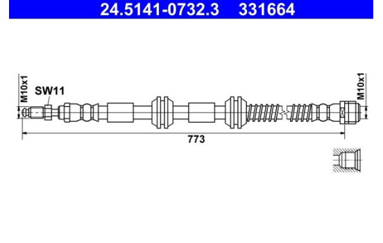 Brake hose, Image 2