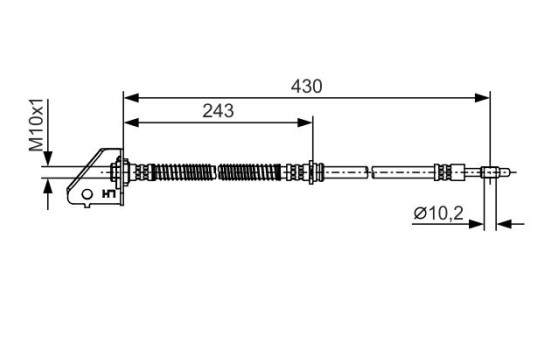 Brake Hose, Image 5