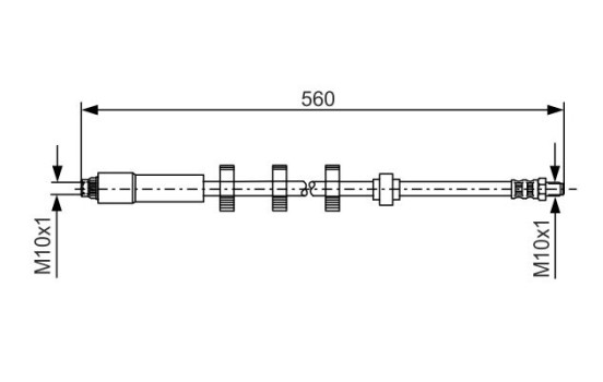 Brake Hose, Image 2