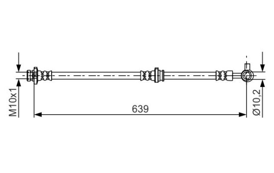 Brake Hose, Image 2