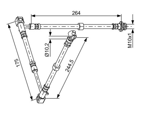 Brake Hose, Image 5