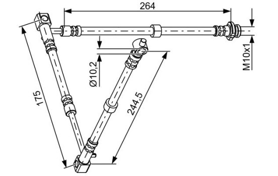 Brake Hose, Image 5