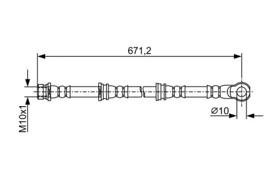 Brake Hose, Image 5