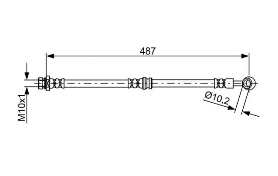 Brake Hose, Image 5