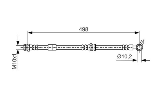 Brake Hose, Image 2
