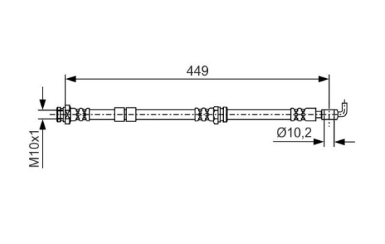 Brake Hose, Image 2