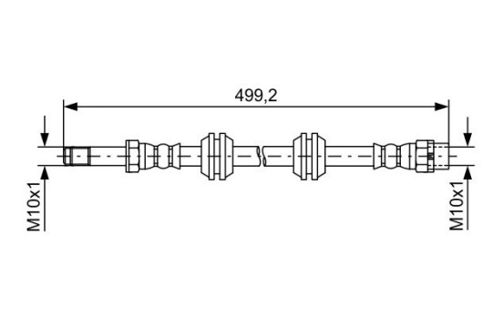 Brake Hose, Image 2