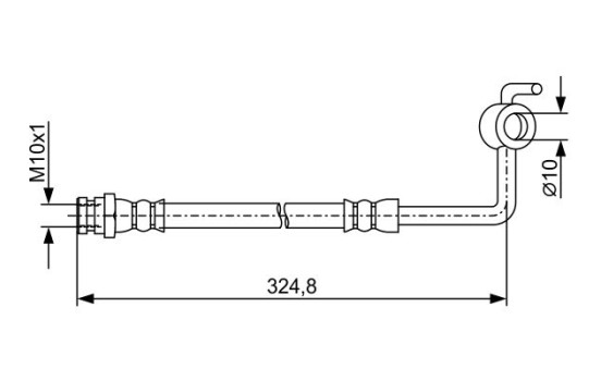 Brake Hose, Image 5