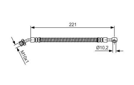 Brake Hose, Image 5