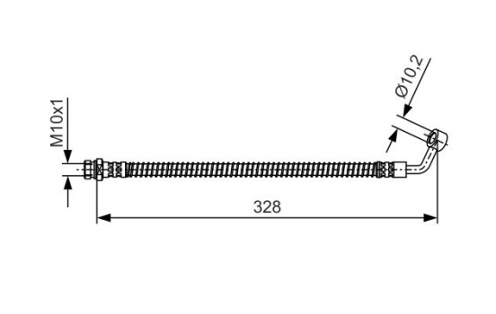Brake Hose, Image 5