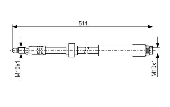 Brake Hose, Image 2
