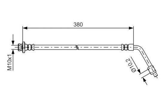 Brake Hose, Image 2