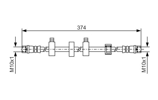 Brake Hose, Image 2