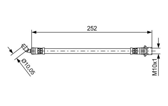 Brake Hose, Image 2