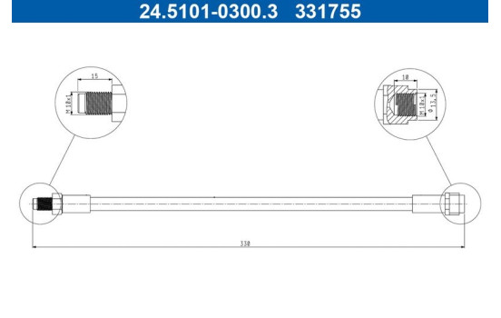 Brake hose, Image 2
