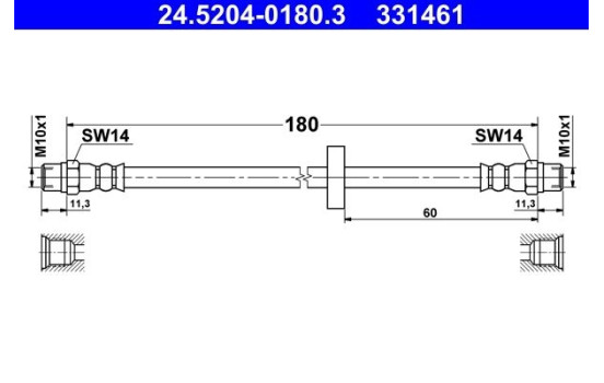 Brake hose, Image 2
