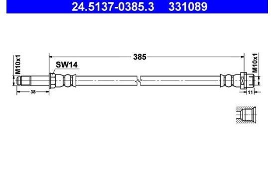 Brake hose, Image 2