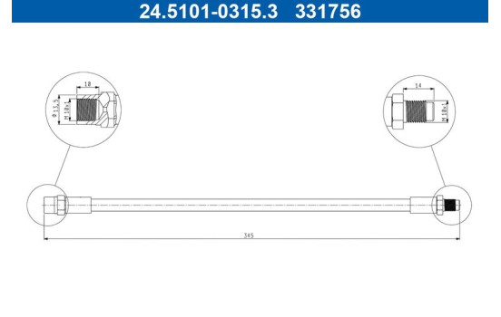 Brake hose, Image 2