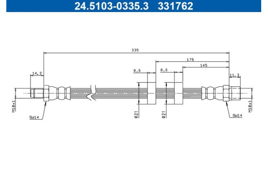 Brake hose, Image 2